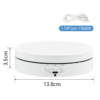 Electric turntable speed-adjustable charging automatic rotating display stand