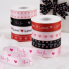 Flower wrapping ribbons 2.5cm x 20 yards