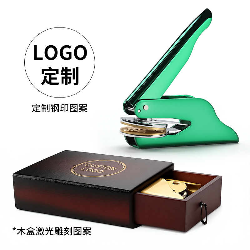 Custom-Made from Your Design: Embossed, Textured, and Engraved Stamps