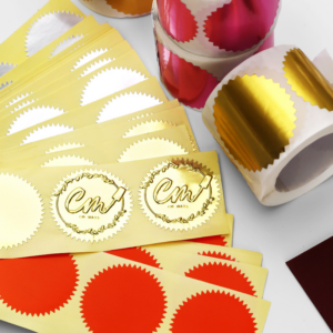 Embossed Self-Adhesive Stickers (250 Stickers)