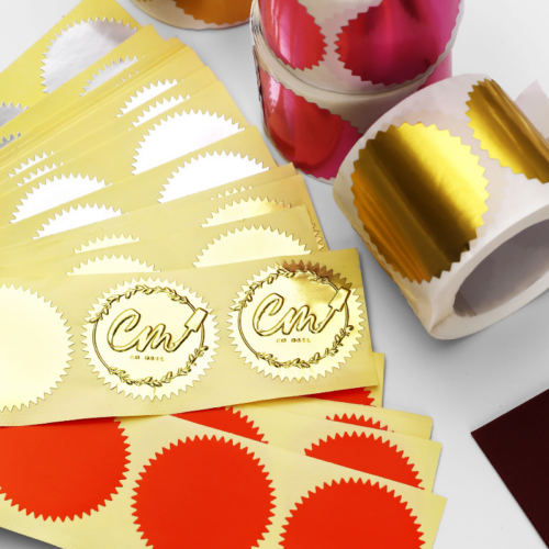 Embossed Self-Adhesive Stickers (250 Stickers)