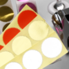 Embossed Self-Adhesive Stickers (250 Stickers)