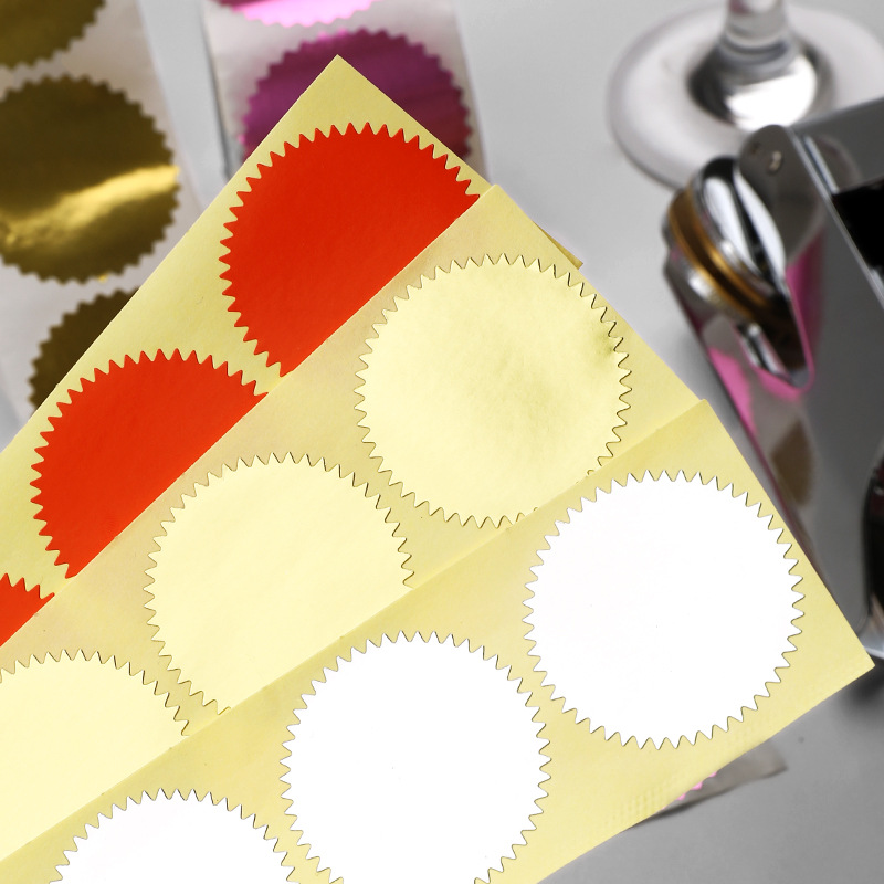 Embossed Self-Adhesive Stickers (250 Stickers)