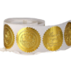 Embossed Self-Adhesive Stickers (250 Stickers)