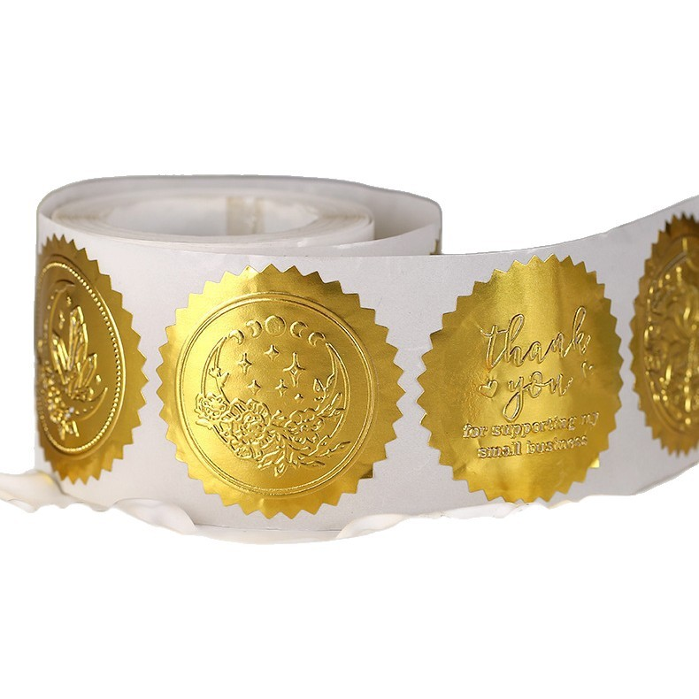 Embossed Self-Adhesive Stickers (250 Stickers)