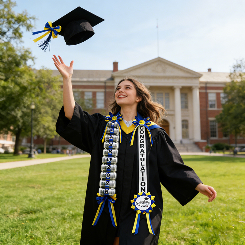 Handmade DIY Decorative Ribbon Streamers — Perfect for Graduation, Birthdays, and Festive Celebrations